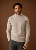 Men's Mock Neck Sweater - Pullover Knit Top | Areleon