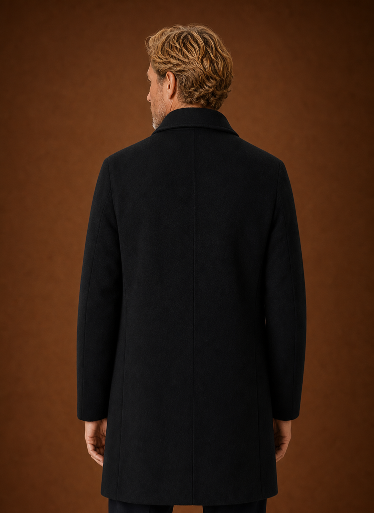 Men's Overcoat - Mid-Length Tailored Topcoat | Areleon