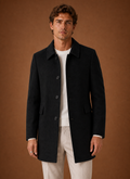 Men's Long Overcoat - Tailored Topcoat | Areleon