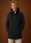 Men's Puffer Jacket - Long Hooded Insulated Winter Coat | Areleon