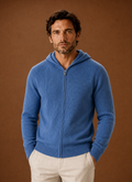 Men's Full Zip Hoodie - Knit Zip-Up Layering Piece | Areleon