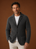 Men's Knit Blazer Cardigan - Button Front Layering Jacket | Areleon