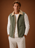 Men's Sherpa-Lined Vest - Warm Winter Gilet | Areleon