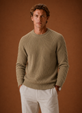 Men's Cable Knit Sweater - Crewneck Pullover | Areleon