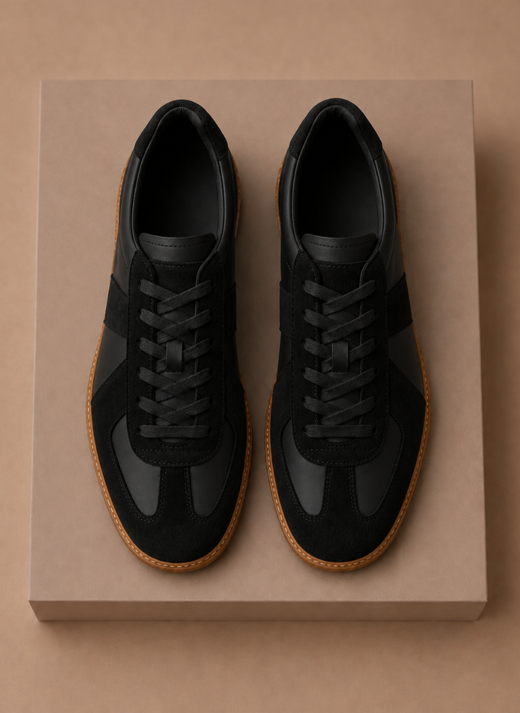 Lage sneakers heren, bovenaanzicht – Estrani