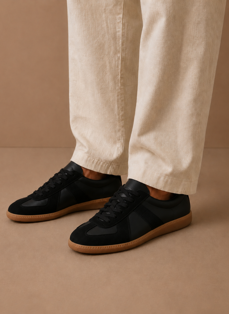 Lage sneakers heren, achteraanzicht – Estrani
