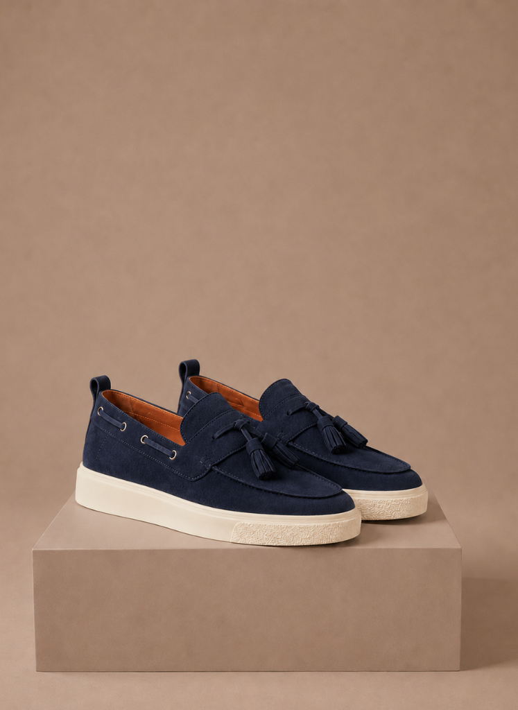 Loafer sneakers heren, bovenaanzicht – Estrani