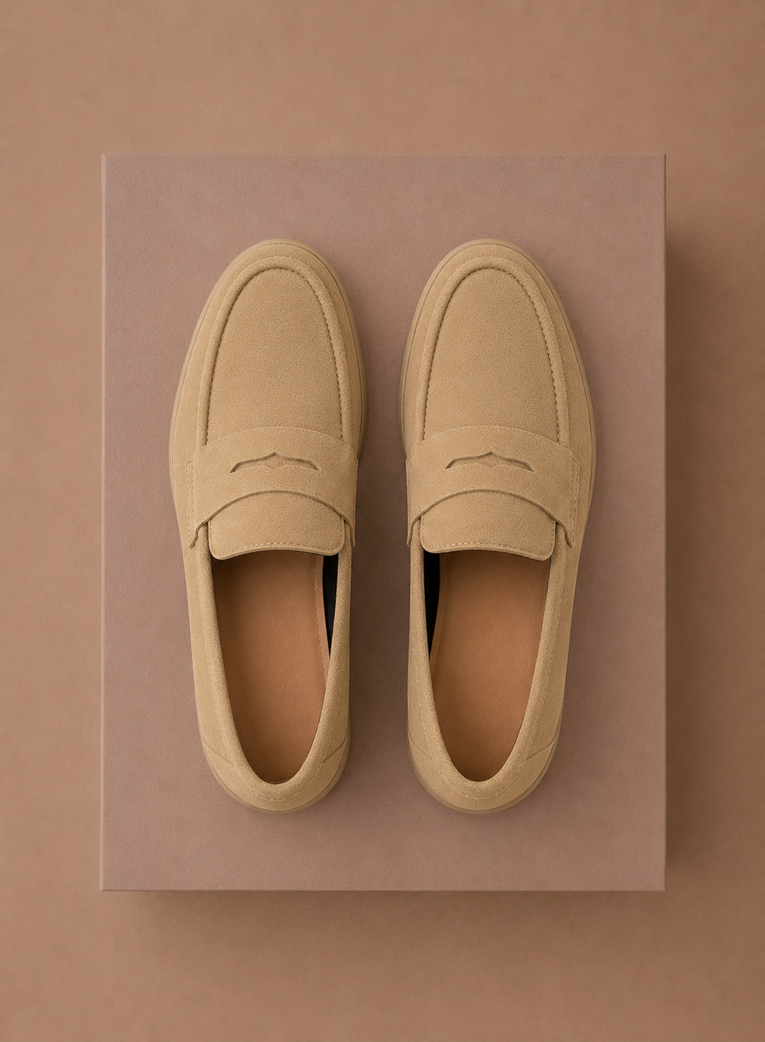Loafers heren, detail van de zool en de instap – Estrani