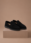 Loafers heren in zwart, instapmodel – Estrani