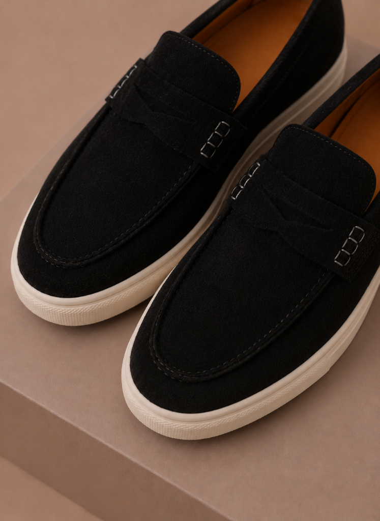 Penny loafers heren, bovenaanzicht – Estrani