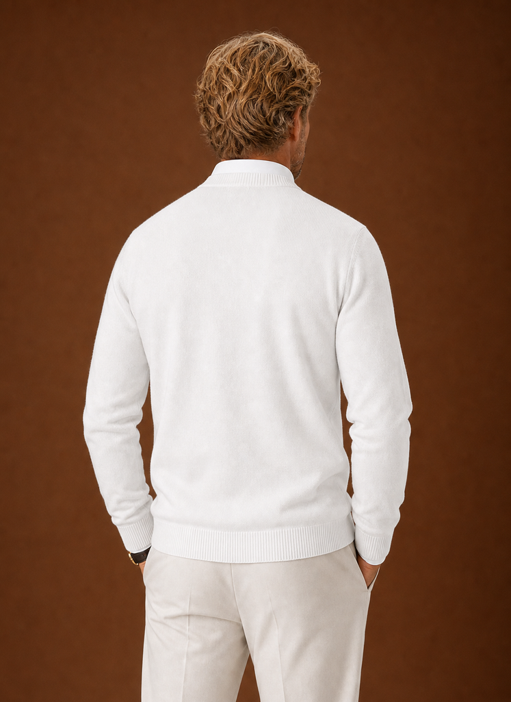 Men's Crew Neck Sweater - Classic Knit Pullover | Areleon