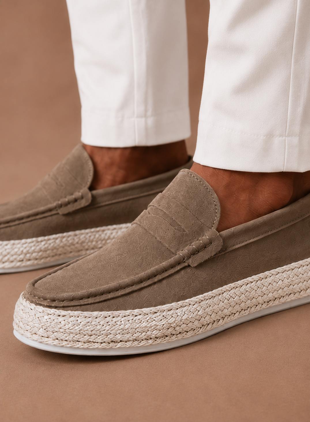 Zomerse loafers heren, bovenaanzicht – Estrani